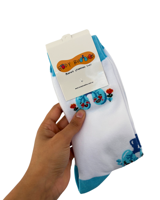 Bronchiole Bros the Lungs Socks