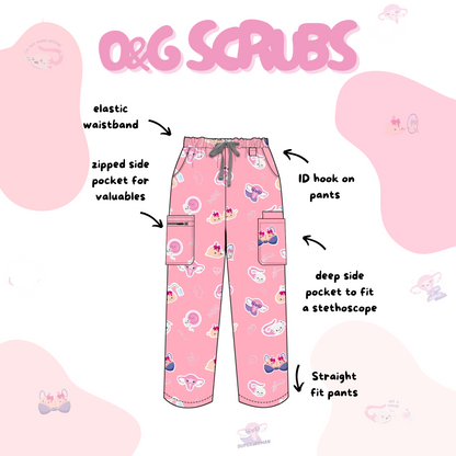 O&G Organ Scrub Pants