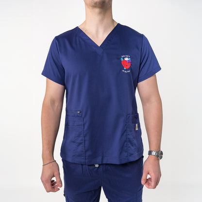 "Lub Dub" Scrub Top